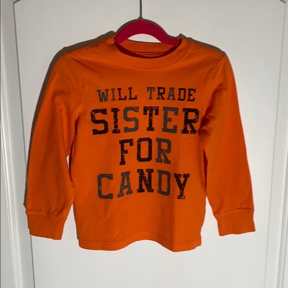 Old Navy kids orange shirt. Size 5T - Picture 1 of 4